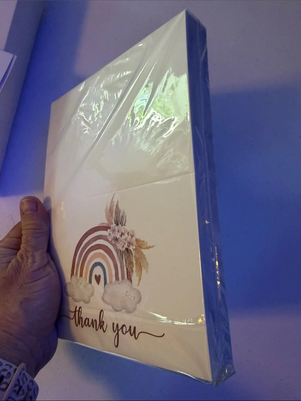 Boho Rainbow Thank you Cards (50)